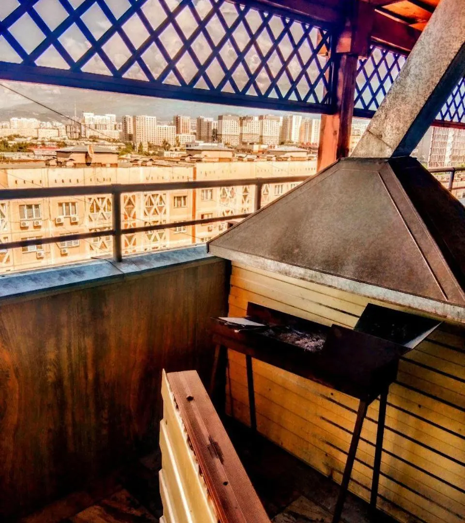 Квартира С Террасой С Видом На Горы Almaty Apartment