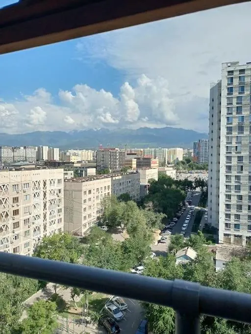 Apartmán Квартира С Террасой С Видом На Горы Almaty Kazachstán
